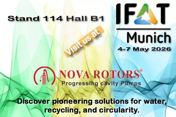 Nova Rotors a IFAT Monaco 2026