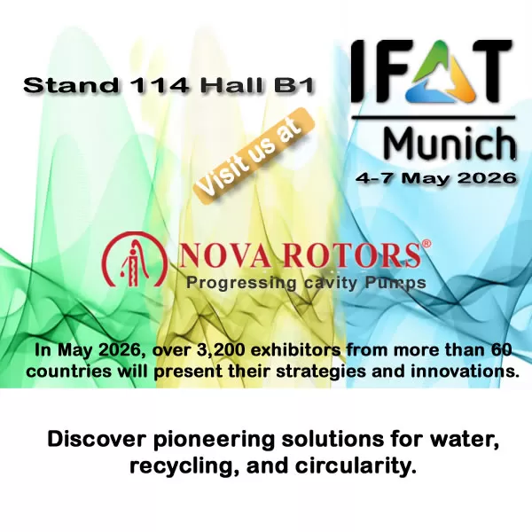 Nova Rotors a IFAT Monaco 2026